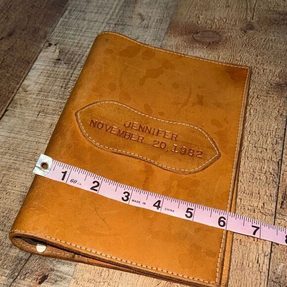 King Ranch Leather Portfolio Notepad Case Organizer Binder Planner small - Picture 8 of 8